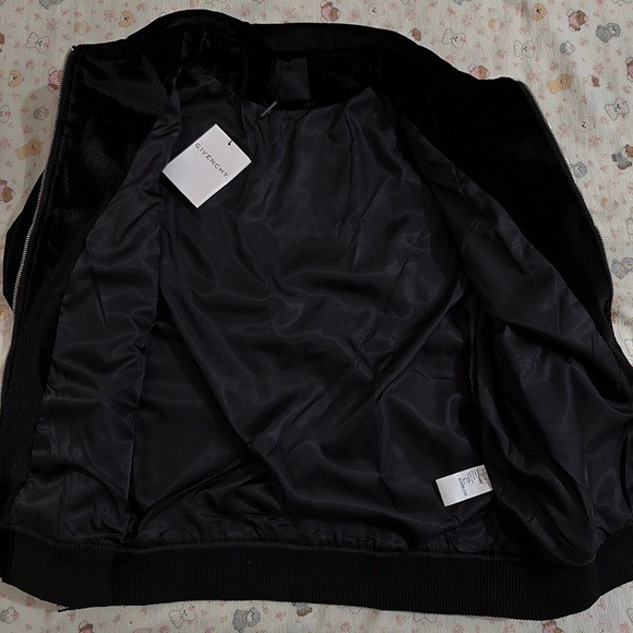 Givenchy Rhinestone Logo Velvet Jacket - Picture 11 of 16